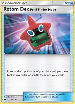 Rotom Dex—Poké Finder Mode